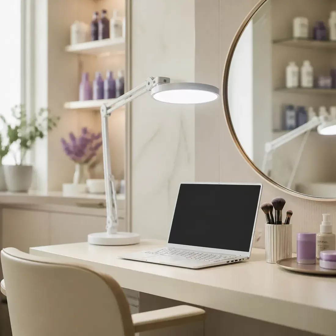 Рабочее место с Wi-Fi и освещением